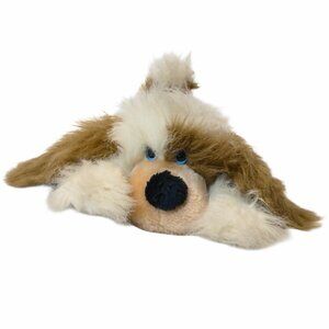 Vintage 1984 Fore Ltd Matthew Fox Shaggy Puppy Dog Plush Stuffed Toy 9"